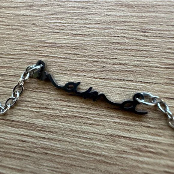 Silver “Mama” Script Necklace – Minimalist Gift for Mom - Picture 6 of 6